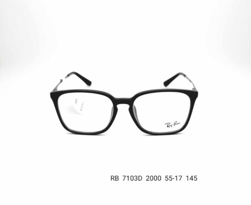 Ray-Ban RB 7103D 2000 55-17 145 shiny black
